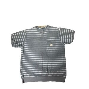 Iron And Resin Sweatshirt Mens Medium Short Sleeve Sweater Shirt Jersey Tee Gray